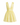 Self-Portrait Yellow Cotton Broderie Mini Dress - Yellow