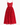 Self-Portrait Red Bow Embroidered Midi Dress - Red