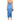 Cinq à Sept Zelina Strapless Gemstone Dress - Cobalt Wave, back view