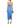 Cinq à Sept Zelina Strapless Gemstone Dress - Cobalt Wave, back view