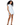 Amur Rowyn Ruched Mini Dress - Cross Hatch Coastal Stripe
