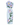 JW Pei Lily Floral Embroidered Corset Top and Pencil Midi Skirt - Light Blue