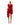 AKNVAS Olive Ruffle Dress - Red