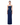 JW Pei Iris Embroidered Strapless Maxi - Navy Blue