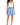 Anna Cate Bailey Mini Dress - Blue and White