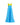 Amur Elodie Gown - Citrine Green/Aquarius Blue
