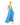 Amur Elodie Gown - Citrine Green/Aquarius Blue