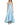 Badgley Mischka Strapless Scoop Neck Hi-Lo Gown - Blue