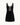 Self-Portrait Black Velvet Bow Mini Dress - Black