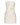 JW Pei Strapless Floral Appliqué Dress - White