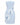 JW Pei Orchid Embroidered Strapless Sheath Midi - Light Blue