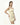 JW Pei Strapless Floral Appliqué Dress - Yellow