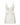 JW Pei Yuliya White Floral V-Neck Mini - White