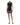 STAUD Mercer Glass Beaded Mini Dress - Dahlia Daydream Black