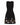 STAUD Mercer Glass Beaded Mini Dress - Dahlia Daydream Black