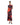 STAUD Phare Silk Dress - Ruby Prism