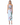 JW Pei Lily Floral Embroidered Corset Top and Pencil Midi Skirt - Light Blue