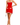 Retrofete Ondina Knit Dress - Geranium/White