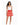 Anna Cate Bailey Mini Dress - Neon Pink, Orange and White