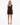 Self-Portrait Black Crepe 3D Sequin Mini Dress - Black