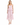 Self-Portrait Lace Peplum Midi Dress - Pink