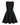 Maje Skater Dress with Embellished Back Bows - Black